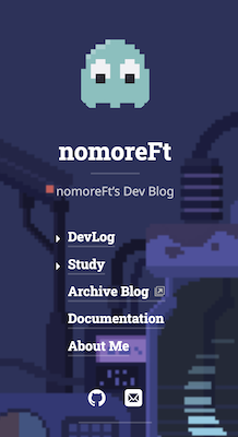 Github Blog 만들기 #3 - SubMenu 추가 | nomoreFt
